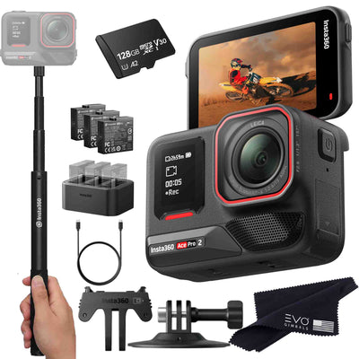 Insta360 Ace Pro 2 EVOGimbals.com 128GB Battery Bundle 