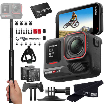 Insta360 Ace Pro 2 EVOGimbals.com 128GB Bike Bundle 