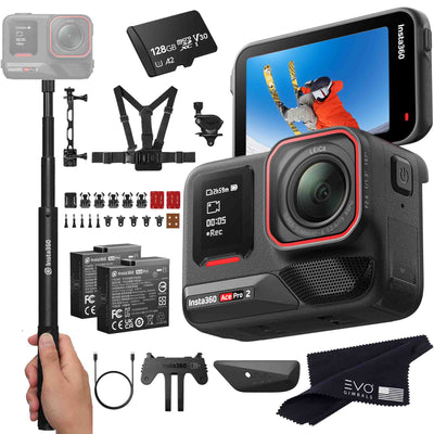 Insta360 Ace Pro 2 EVOGimbals.com 128GB Snow Bundle 