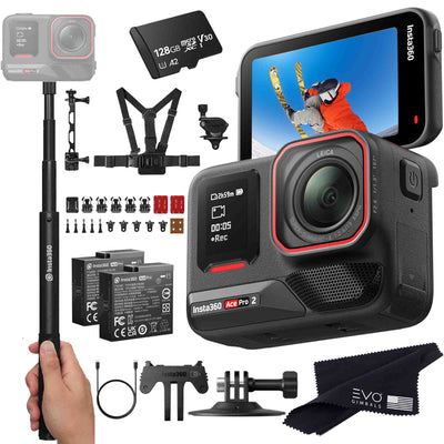 Insta360 Ace Pro 2 EVOGimbals.com 128GB Snow Bundle 