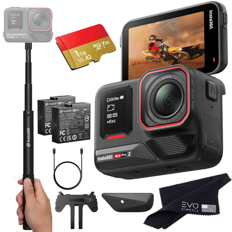 Insta360 Ace Pro 2 EVOGimbals.com 1TB Basic Bundle 