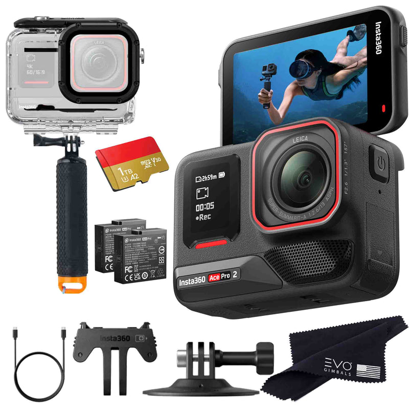 Insta360 Ace Pro 2 EVOGimbals.com 1TB Dive Bundle 