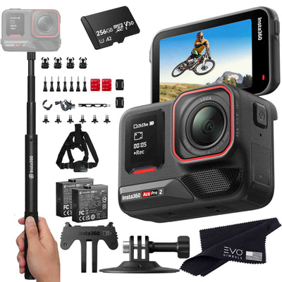 Insta360 Ace Pro 2 EVOGimbals.com 256GB Bike Bundle 