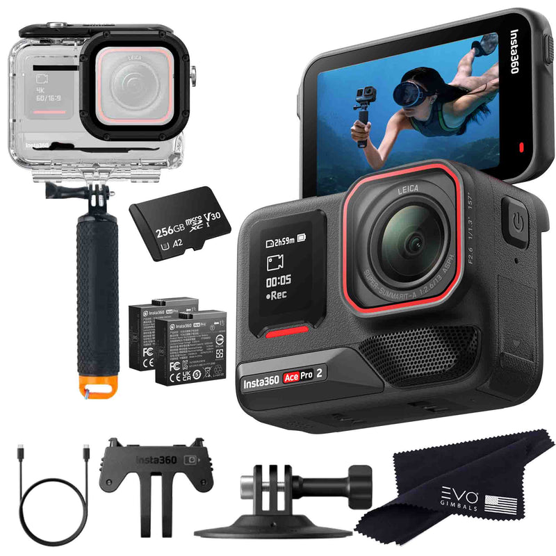 Insta360 Ace Pro 2 EVOGimbals.com 256GB Dive Bundle 