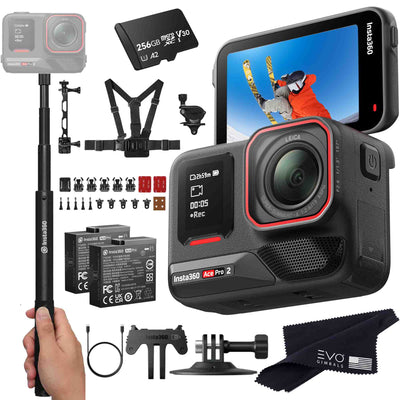 Insta360 Ace Pro 2 EVOGimbals.com 256GB Snow Bundle 