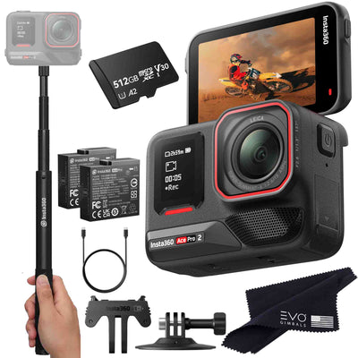 Insta360 Ace Pro 2 EVOGimbals.com 512GB Basic Bundle 