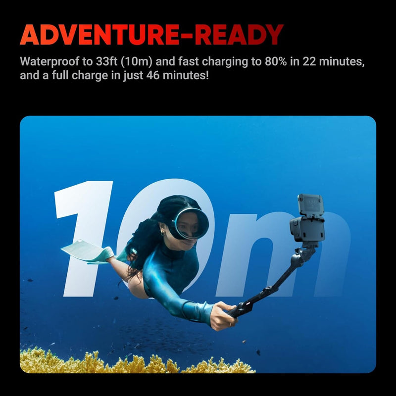 Insta360 Ace Pro Waterproof Smart Action Camera Co-Engineered with Lei – JG  Superstore