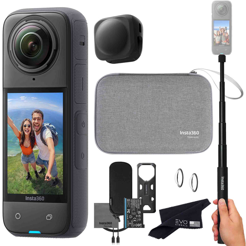 Insta360 X4 8K 360° Action Camera 360 camera Insta360 No Card Travel Bundle 