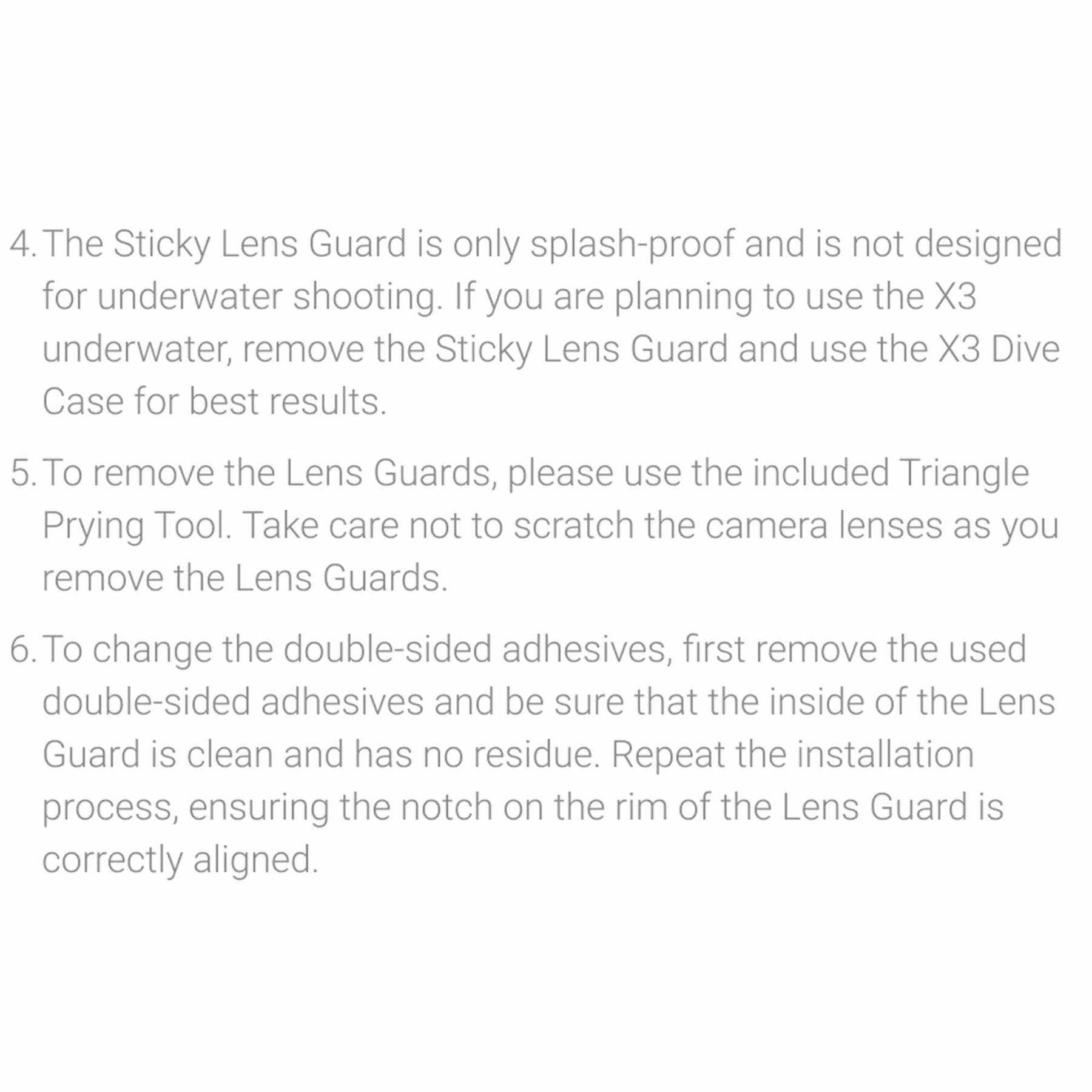 For Insta 360 X3 Sticky Lens Guard Screen Tempered Film Set - Temu
